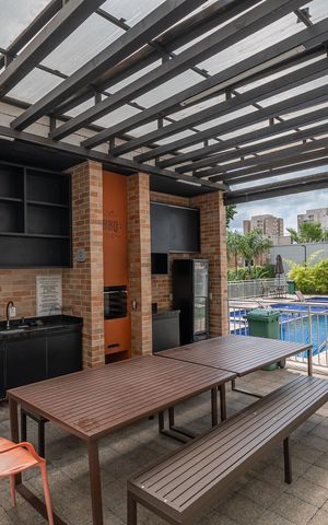 Apartamento para alugar com 57m², 2 quartos e 1 vaga Apartamento para alugar com 57m², 2 quartos e 1 vagaÁrea comum - Churrasqueira