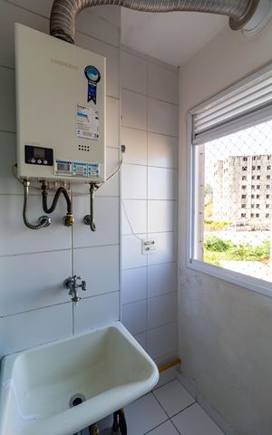 Apartamento para alugar com 43m², 2 quartos e 1 vaga Apartamento para alugar com 43m², 2 quartos e 1 vagaCozinha e Área de Serviço