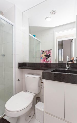 Apartamento à venda com 38m², 2 quartos e 1 vagaBanheiro