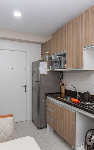 Apartamento à venda com 38m², 2 quartos e 1 vagaSala/cozinha