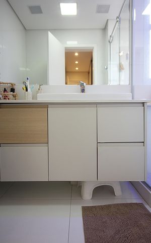 Apartamento à venda com 123m², 3 quartos e 2 vagasQuarto 1 - Suíte Banheiro