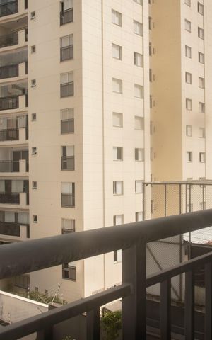 Studio para alugar com 27m², 1 quarto e sem vagaVaranda