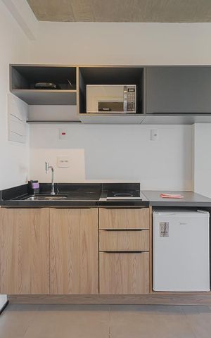 Studio à venda com 21m², 1 quarto e sem vagaCozinha