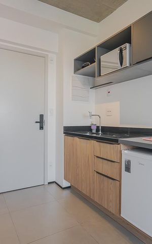 Studio à venda com 21m², 1 quarto e sem vagaCozinha