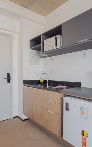 Studio à venda com 21m², 1 quarto e sem vagaCozinha