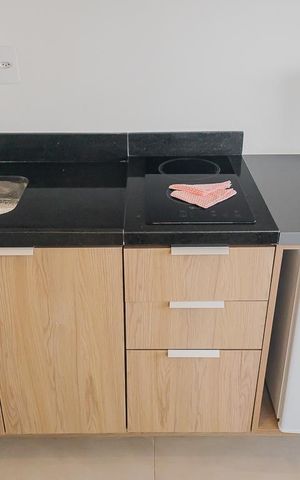 Studio à venda com 21m², 1 quarto e sem vagaCozinha