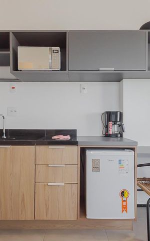 Studio à venda com 21m², 1 quarto e sem vagaCozinha