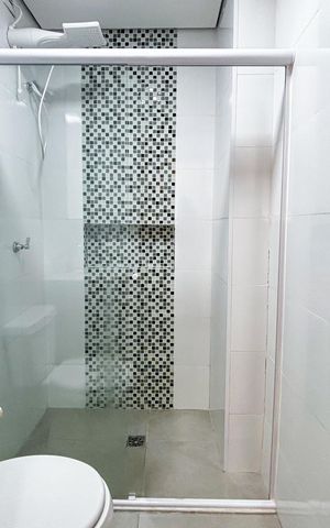 Apartamento para alugar com 32m², 1 quarto e sem vagaBanheiro da Suíte