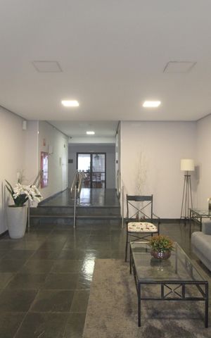 Apartamento à venda com 60m², 2 quartos e 2 vagasHall de entrada do prédio
