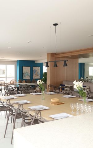 Apartamento à venda com 46m², 2 quartos e 1 vagaÁrea comum - Salão de festas