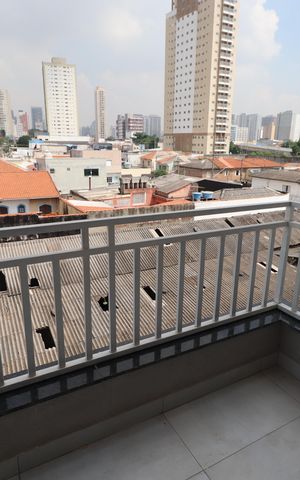 Apartamento para alugar com 45m², 2 quartos e sem vagaSacada