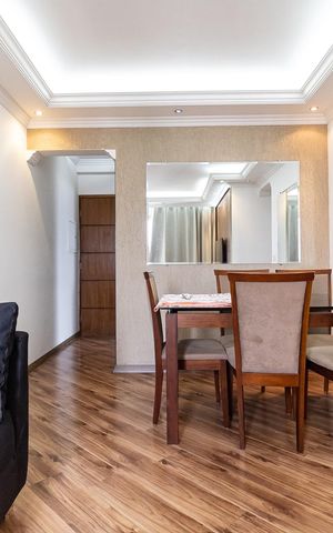 Apartamento à venda com 61m², 3 quartos e 2 vagas Apartamento à venda com 61m², 3 quartos e 2 vagasSala
