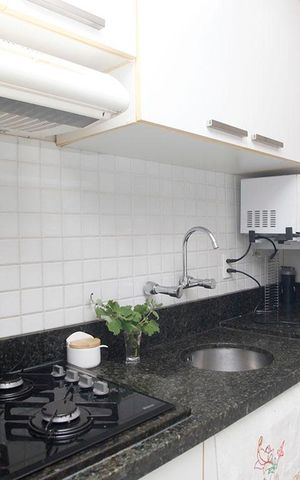 Apartamento à venda com 62m², 2 quartos e 1 vagaCozinha + Área de Serviço
