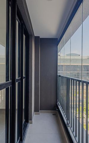 Studio para alugar com 25m², 1 quarto e sem vagaVaranda