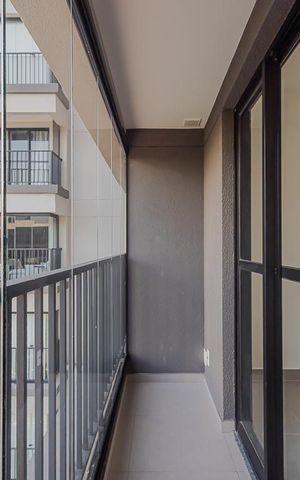 Studio para alugar com 25m², 1 quarto e sem vagaVaranda