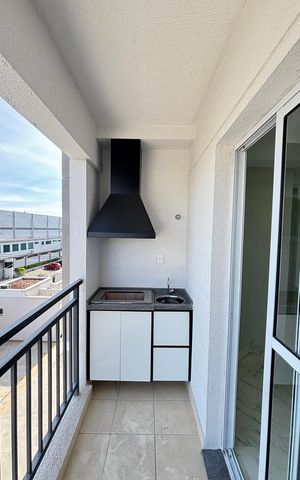 Apartamento à venda com 55m², 2 quartos e 1 vaga Apartamento à venda com 55m², 2 quartos e 1 vaga Varanda