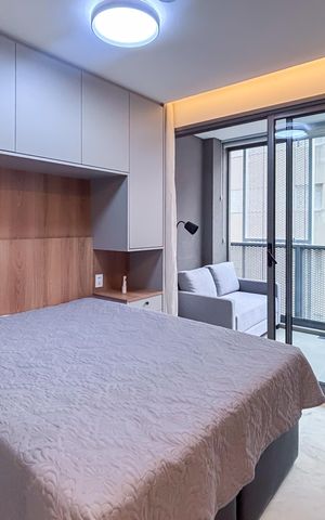 Studio à venda com 25m², 1 quarto e sem vaga Studio à venda com 25m², 1 quarto e sem vagaStudio