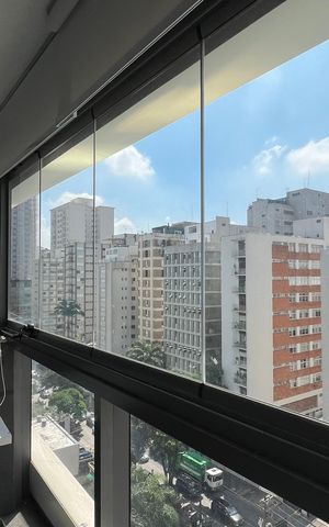 Studio à venda com 19m², 1 quarto e sem vaga Studio à venda com 19m², 1 quarto e sem vagaSacada