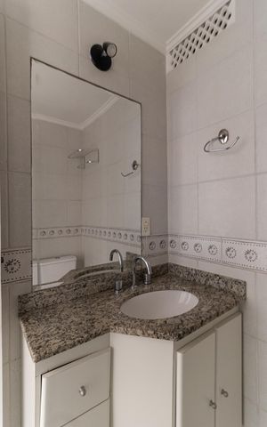 Apartamento para alugar com 102m², 3 quartos e 3 vagasBanheiro Social