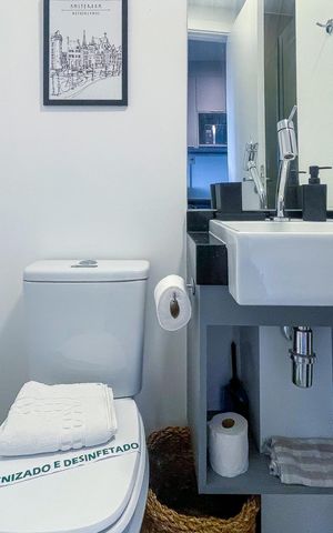 Studio à venda com 23m², 1 quarto e sem vaga Studio à venda com 23m², 1 quarto e sem vagaBanheiro