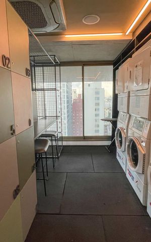 Studio à venda com 23m², 1 quarto e sem vaga Studio à venda com 23m², 1 quarto e sem vagaLavanderia