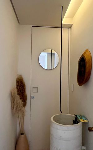 Apartamento à venda com 66m², 1 quarto e 2 vagasBanheiro da Suíte