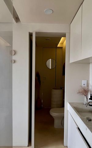 Apartamento à venda com 66m², 1 quarto e 2 vagasBanheiro da Suíte