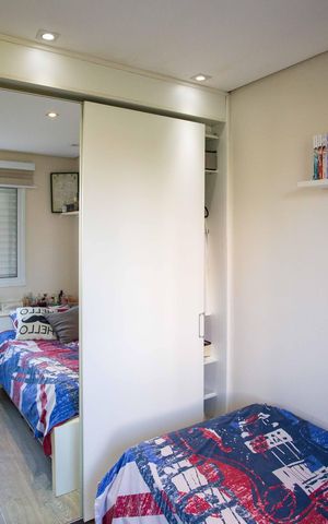 Apartamento à venda com 92m², 3 quartos e 2 vagasQuarto 2