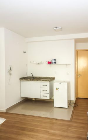 Studio à venda com 28m², 1 quarto e sem vaga Studio à venda com 28m², 1 quarto e sem vaga Sala/Quarto e Cozinha