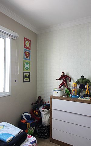 Apartamento à venda com 80m², 3 quartos e 2 vagasQuarto 2