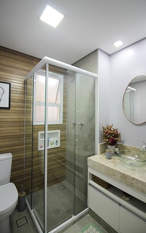 Apartamento à venda com 80m², 3 quartos e 2 vagasBanheiro Social