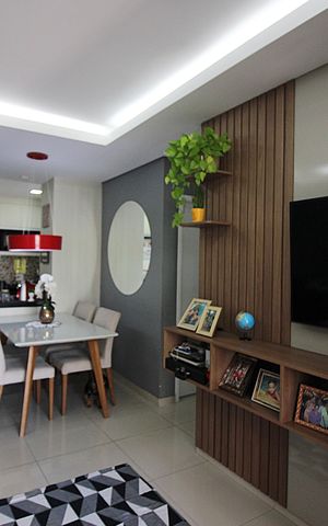 Apartamento à venda com 80m², 3 quartos e 2 vagasSala