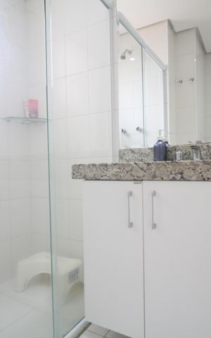 Apartamento para alugar com 86m², 2 quartos e 2 vagasBanheiro do Quarto 1