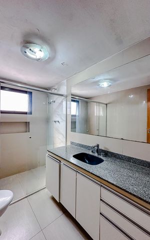 Apartamento à venda com 130m², 3 quartos e 2 vagasBanheiro da Suíte
