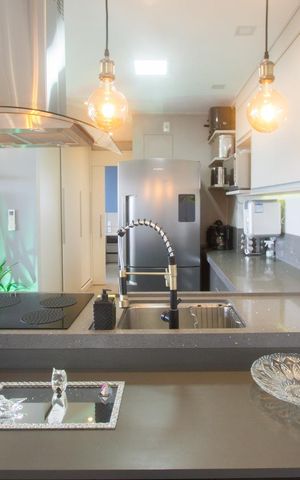 Apartamento à venda com 71m², 1 quarto e 2 vagas Apartamento à venda com 71m², 1 quarto e 2 vagasCozinha