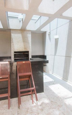 Apartamento à venda com 71m², 1 quarto e 2 vagasChurrasqueira