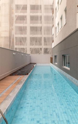 Apartamento à venda com 27m², 1 quarto e sem vaga Apartamento à venda com 27m², 1 quarto e sem vagaÁrea comum - Piscina