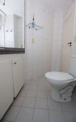 Apartamento à venda com 50m², 1 quarto e 1 vagaBanheiro