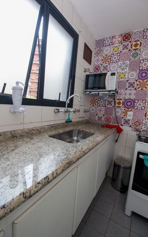 Apartamento à venda com 50m², 1 quarto e 1 vagaCozinha