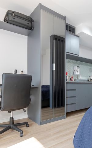 Apartamento à venda com 25m², 1 quarto e 1 vaga Apartamento à venda com 25m², 1 quarto e 1 vagaStudio