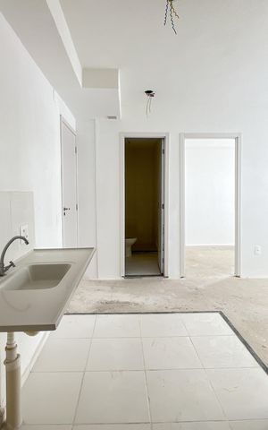 Apartamento à venda com 33m², 2 quartos e sem vaga Apartamento à venda com 33m², 2 quartos e sem vagaSala/Cozinha/Área de Serviço