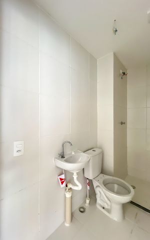 Apartamento à venda com 33m², 2 quartos e sem vaga Apartamento à venda com 33m², 2 quartos e sem vagaBanheiro