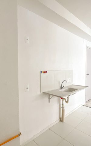 Apartamento à venda com 33m², 2 quartos e sem vaga Apartamento à venda com 33m², 2 quartos e sem vagaSala/Cozinha/Área de Serviço