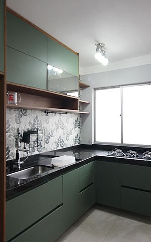 Apartamento para alugar com 68m², 2 quartos e 1 vagaCozinha 