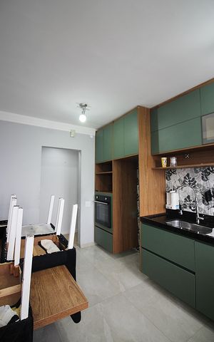 Apartamento para alugar com 68m², 2 quartos e 1 vagaCozinha 