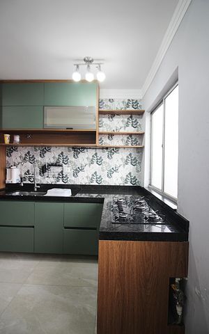 Apartamento para alugar com 68m², 2 quartos e 1 vagaCozinha 