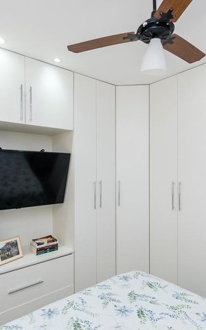 Casa de condomínio à venda com 90m², 2 quartos e 1 vaga Casa de condomínio à venda com 90m², 2 quartos e 1 vagaQuarto 1 - Armários