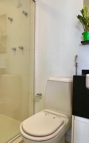 Studio à venda com 31m², 1 quarto e 1 vaga Studio à venda com 31m², 1 quarto e 1 vagaBanheiro