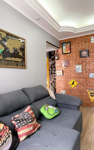 Apartamento à venda com 56m², 2 quartos e 1 vaga Apartamento à venda com 56m², 2 quartos e 1 vagaSala