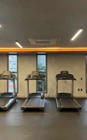 Studio para alugar com 18m², 1 quarto e sem vaga Studio para alugar com 18m², 1 quarto e sem vagaÁrea comum - Academia